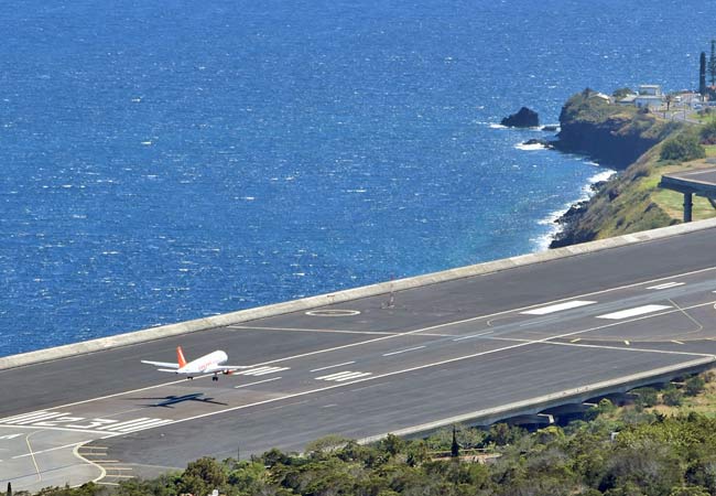 l’aéroport de Madère