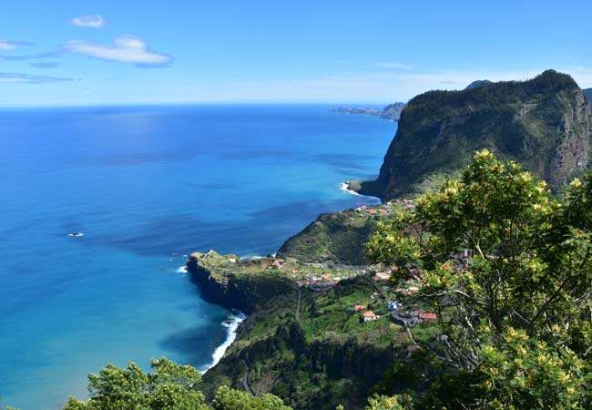 Madeira north coastline