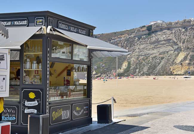 Bolo de Berlim stall Nazare