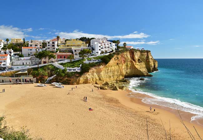 Strand in Carvoeiro