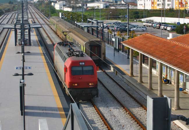 Der Bahnhof Evora 