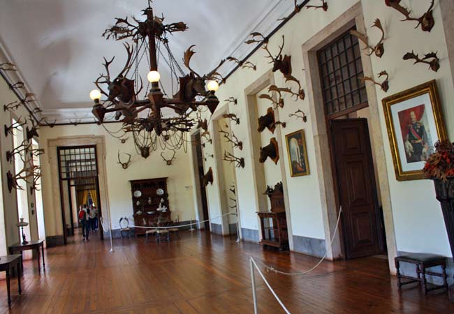 Palacio de Mafra hunting room 