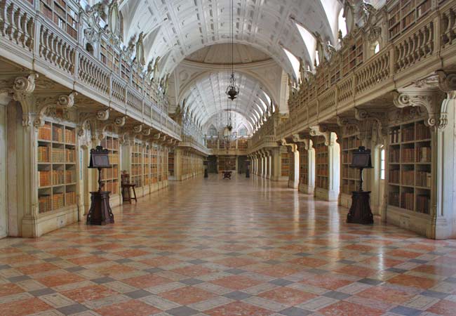 Palacio de Mafra biblioteca