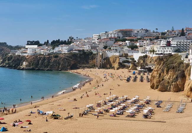 Albufeira algrave im Juni