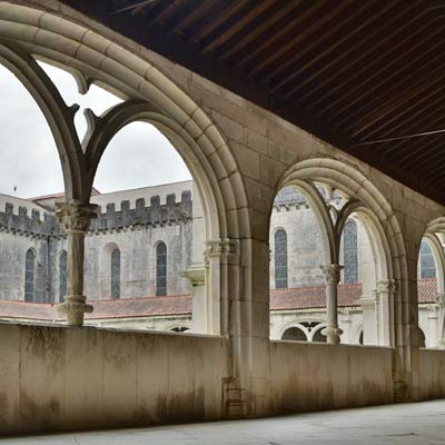 upper level cloister Mosteiro de Alcobaça
