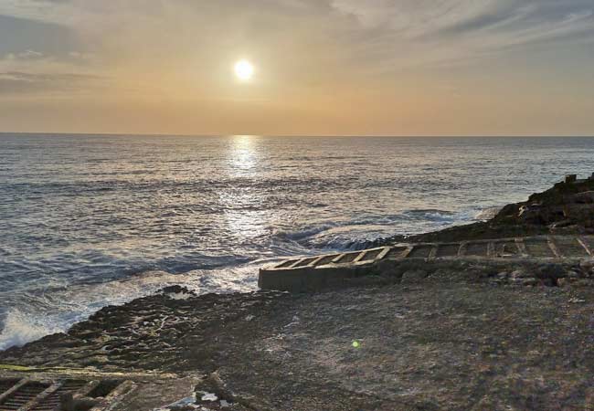 Il tramonto visto dalle Furnas da Ericeira